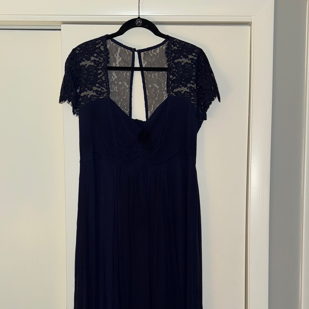 Luxe Navy Lace Dress